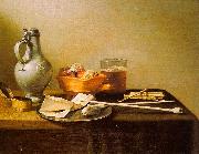 Pieter Claesz Pipes and Brazier Sweden oil painting reproduction